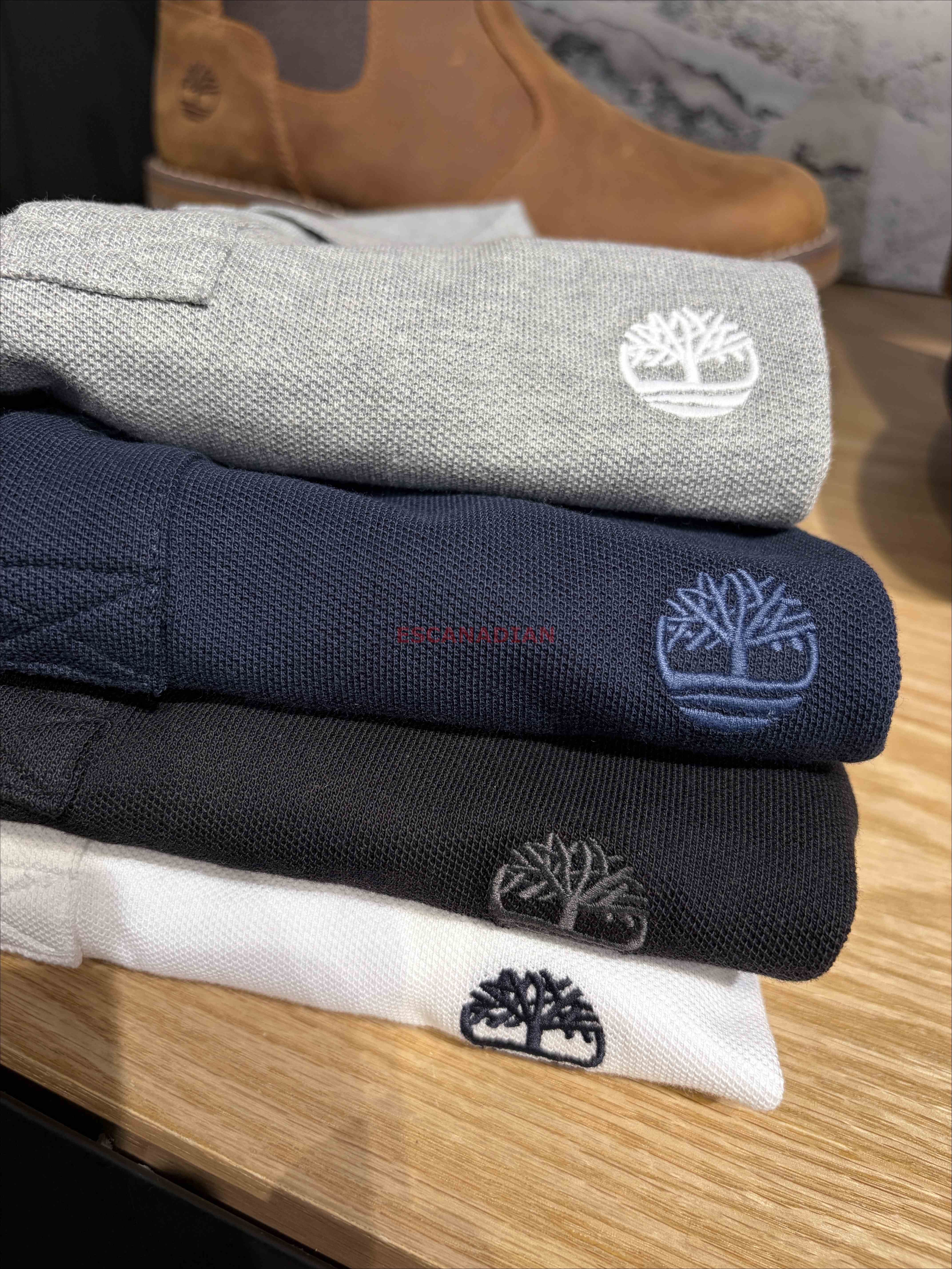 Timberland 男大人 經典電繡小樹 網眼材質 POLO衫 (4色)