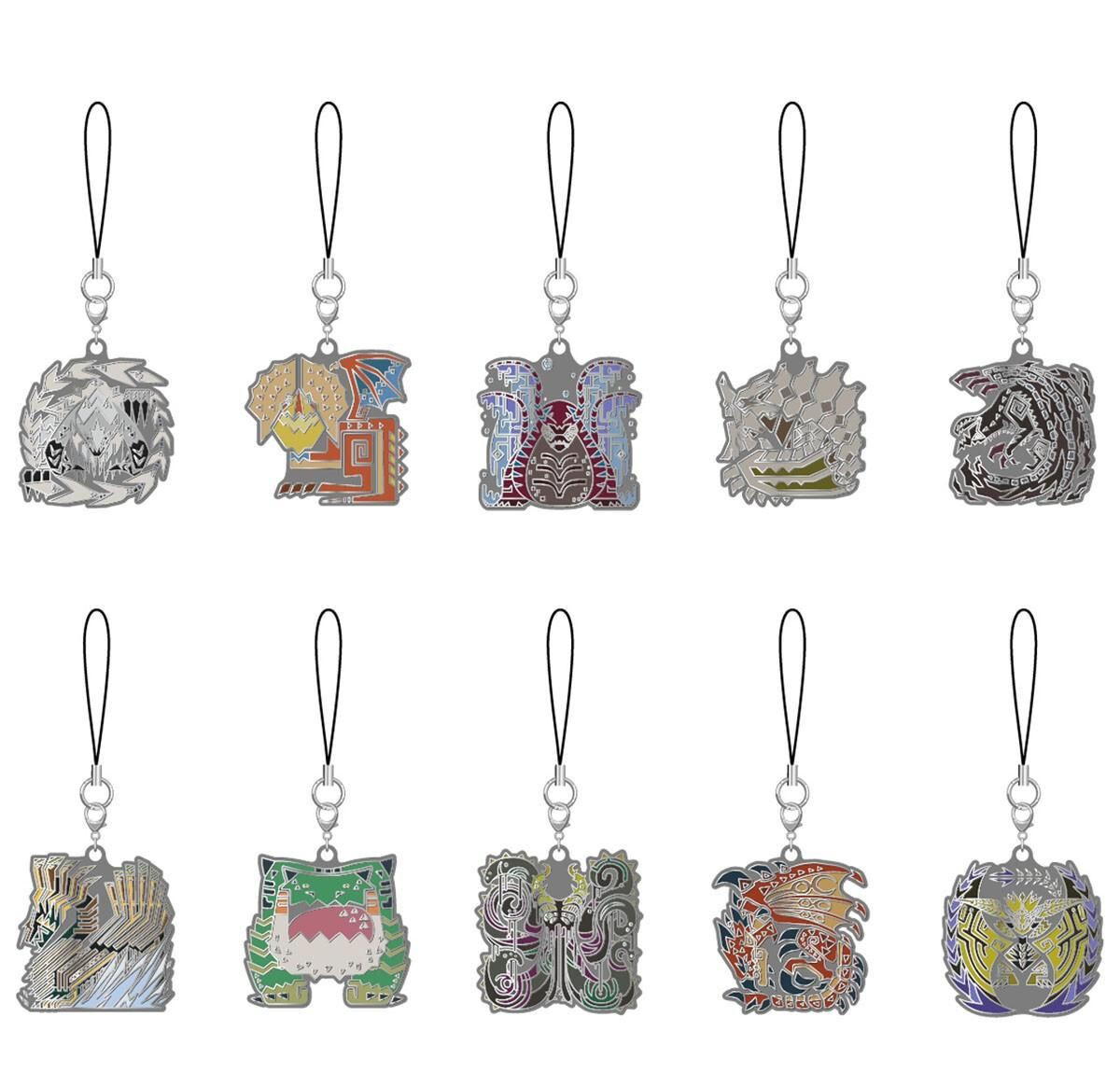 「ACG.GO」「預購」【再販】Monster Hunter Wilds Monster icon 金屬吊飾 1BOX10入（全10種）Box