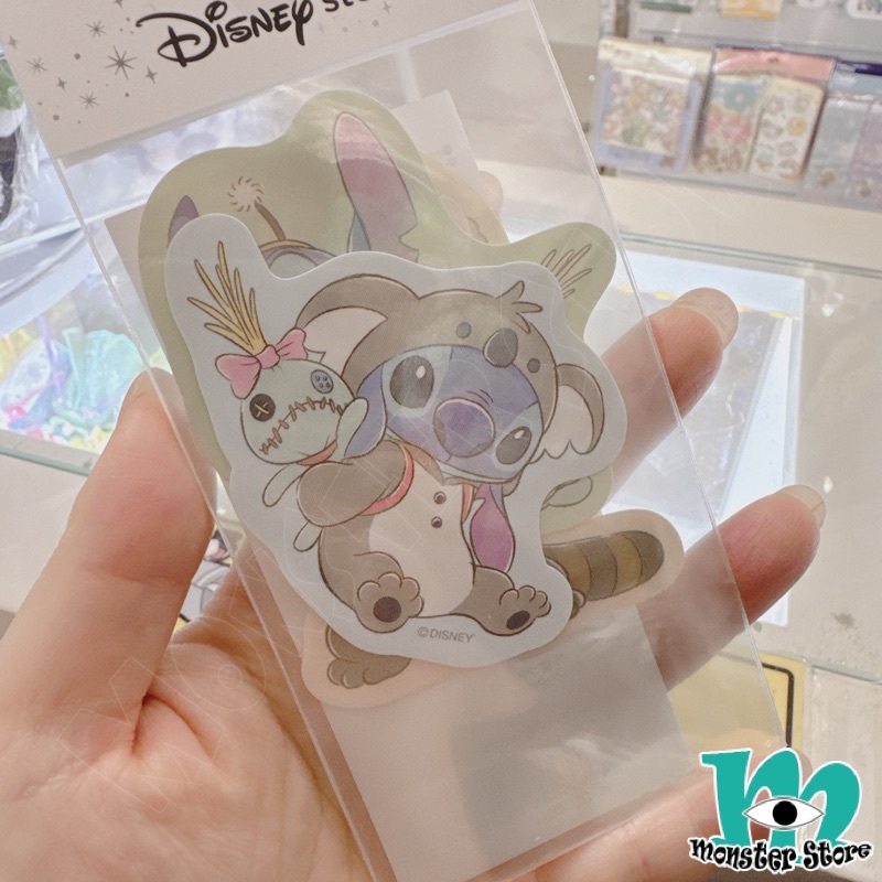 史迪仔小金貼紙 (4入)