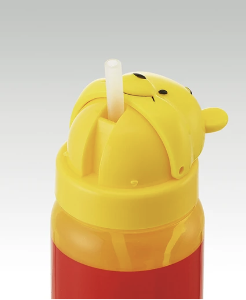 Skater 立體造型吸管水樽350ml Winnie the Pooh