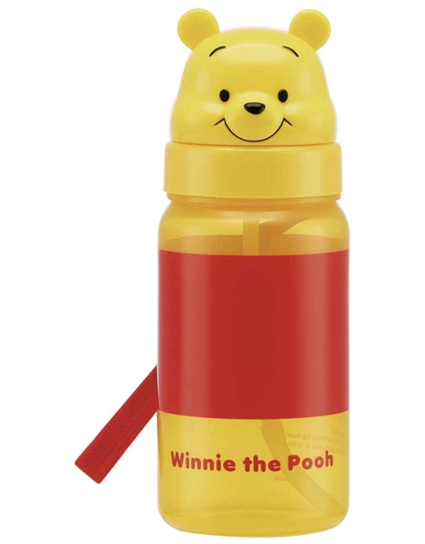 Skater 立體造型吸管水樽350ml Winnie the Pooh
