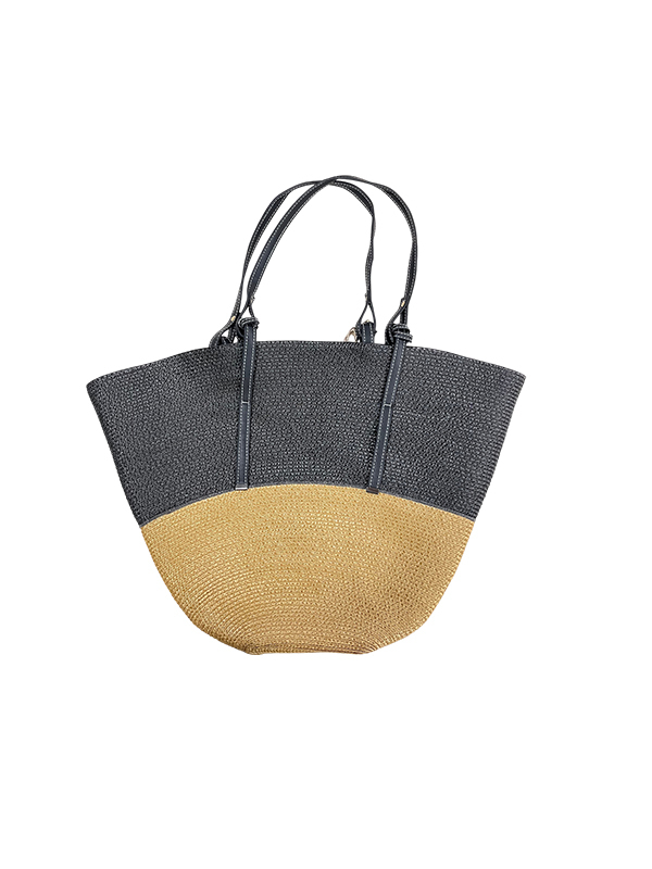 Purotatto 雙色草編包