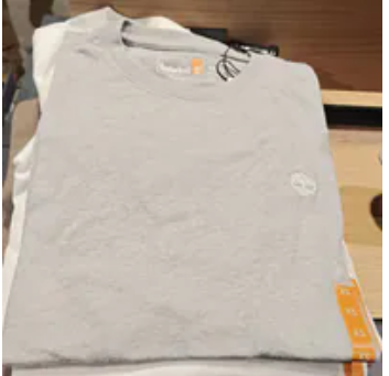 [S] TIMBERLAND TIMBERLAND GRAY DUNSTAN RIVER T-SHIRT, TB0A5YR3-V91 (STL17)