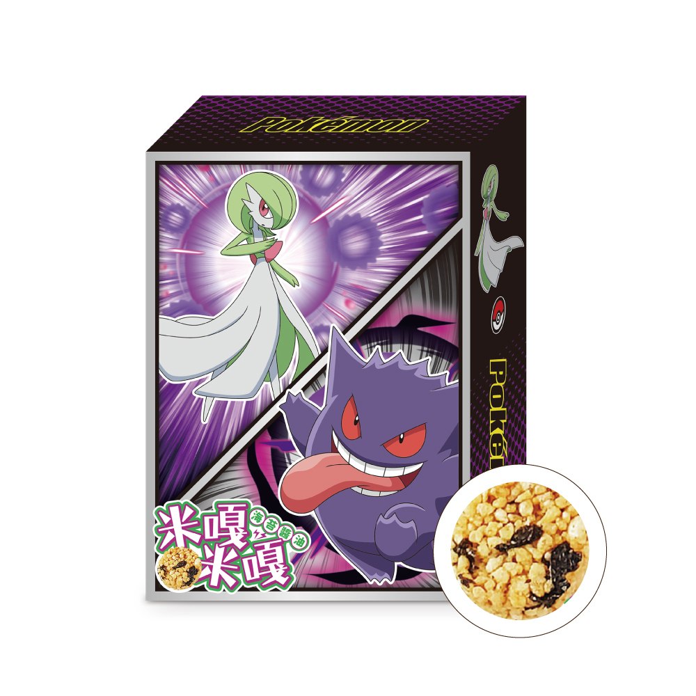 寶可夢-米嘎米嘎(海苔醬油)-沙奈朵&耿鬼 65gx1包/盒