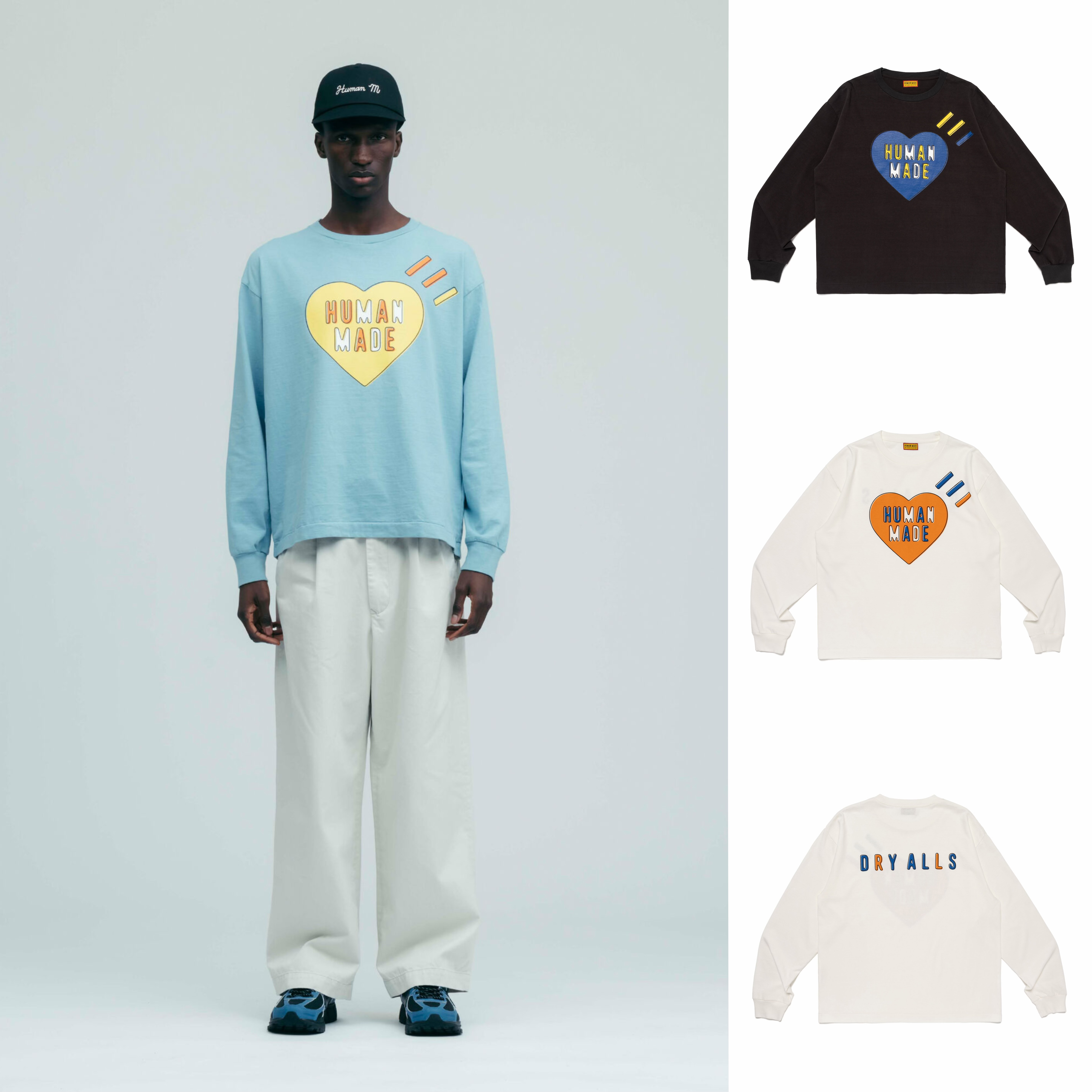 預購┃日本製 HUMAN MADE GRAPHIC L/S T-SHIRT 愛心 印花 長袖 長T