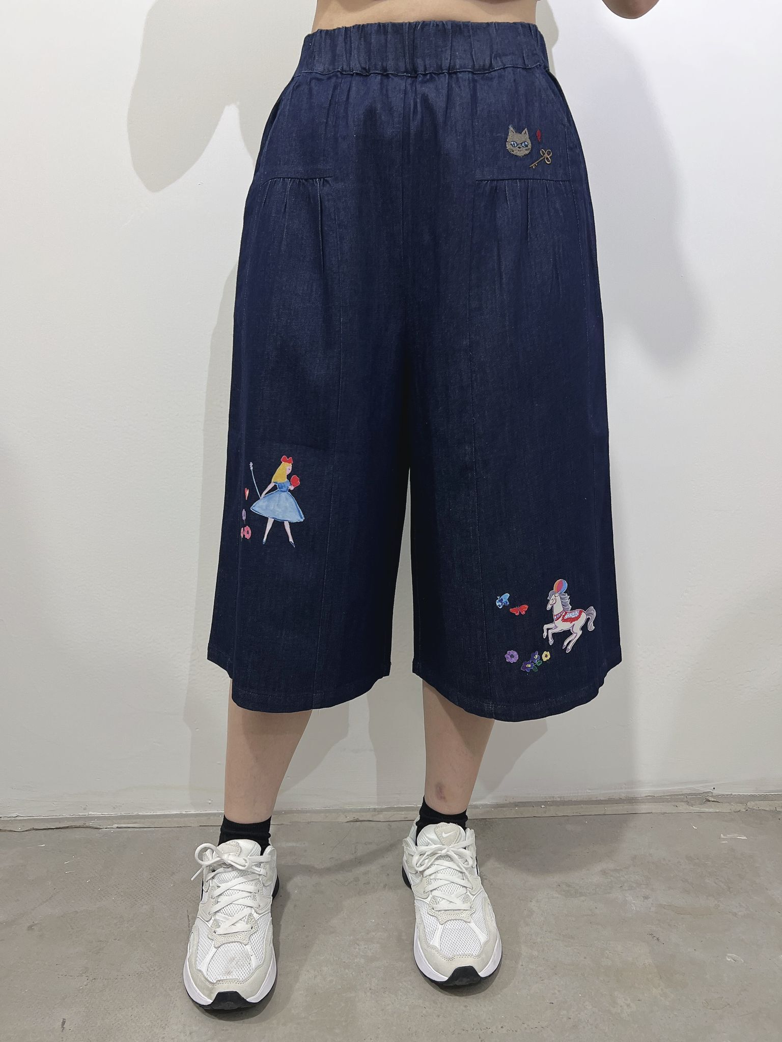 DREAM 刺繡印花褲