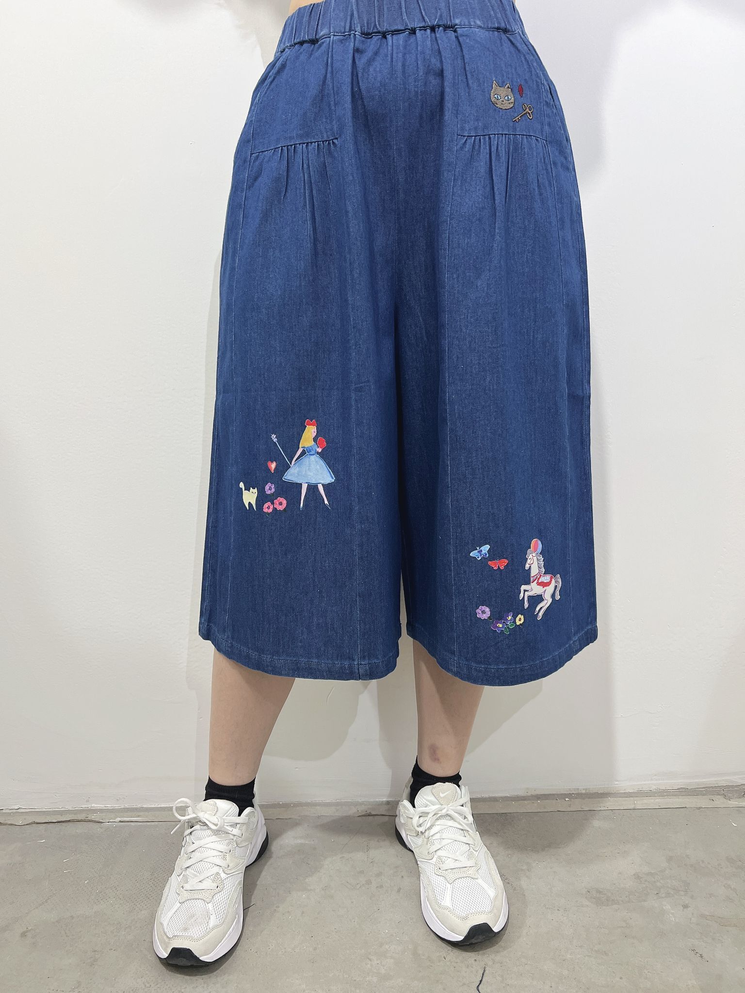 DREAM 刺繡印花褲