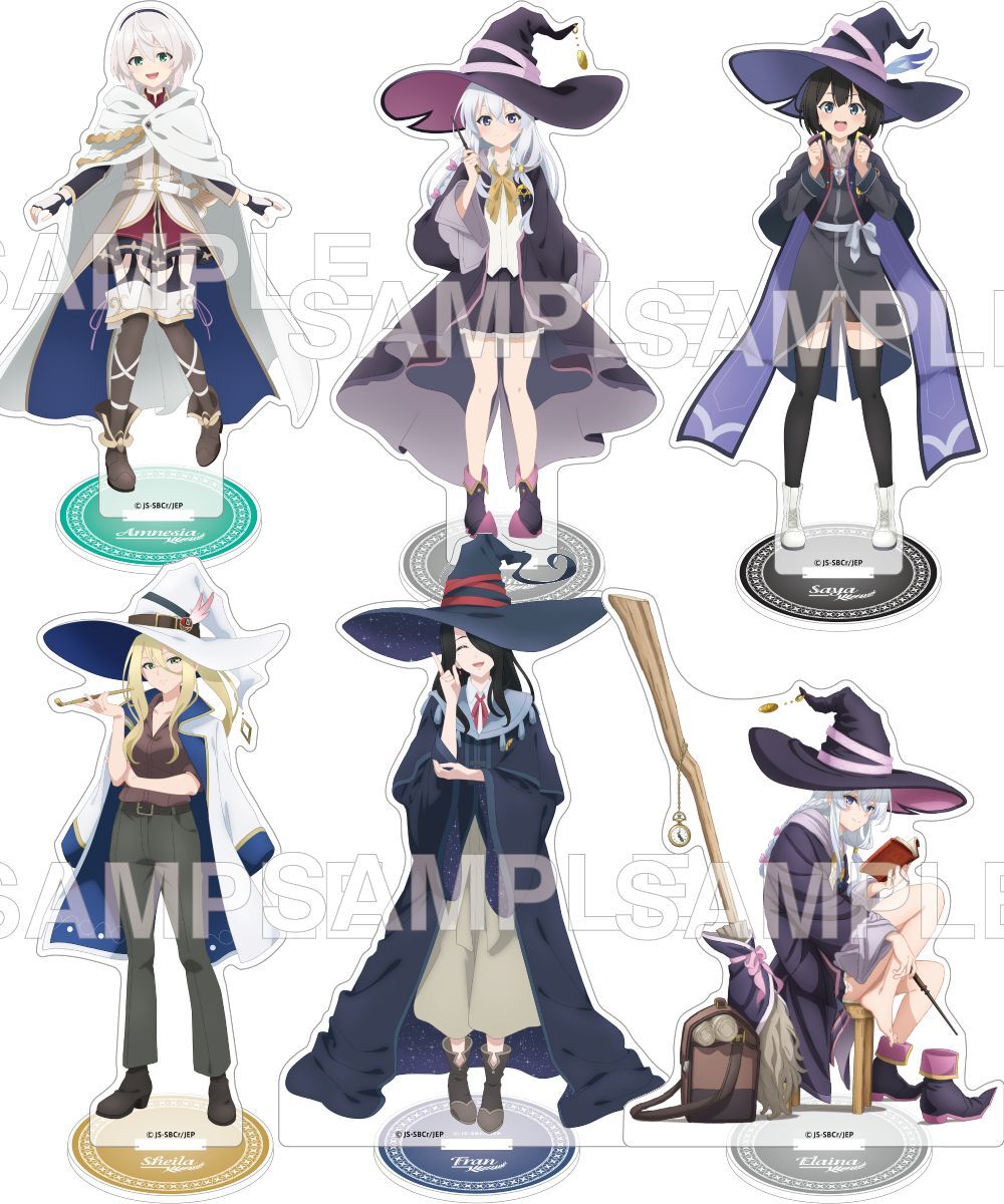 預購-「魔女之旅」壓克力人形立牌 Anime 5th Anniversary 系列【日本進口精品】