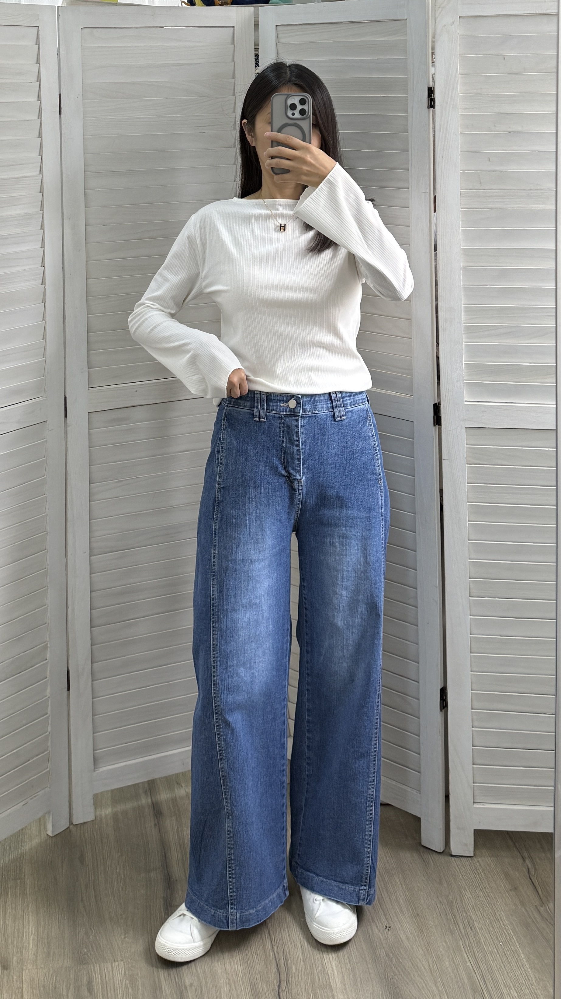 26S/S 春夏新品 JS1128 彈性斜側袋牛仔褲