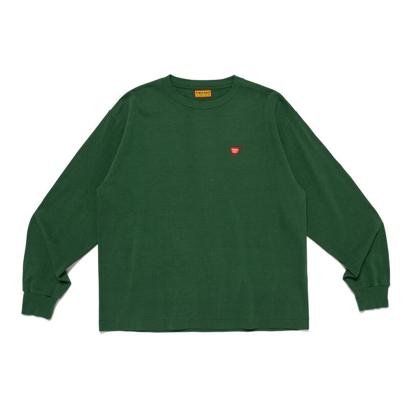 預購┃日本製 HUMAN MADE GRAPHIC L/S T-SHIRT 愛心刺繡 鴨子 長袖 長T