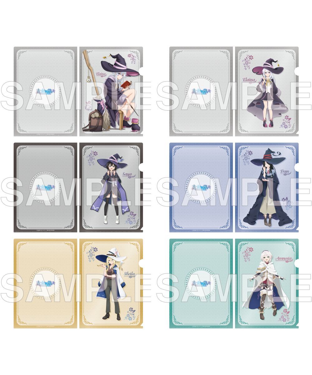 預購-「魔女之旅」A4 File夾 Anime 5th Anniversary 系列【日本進口精品】