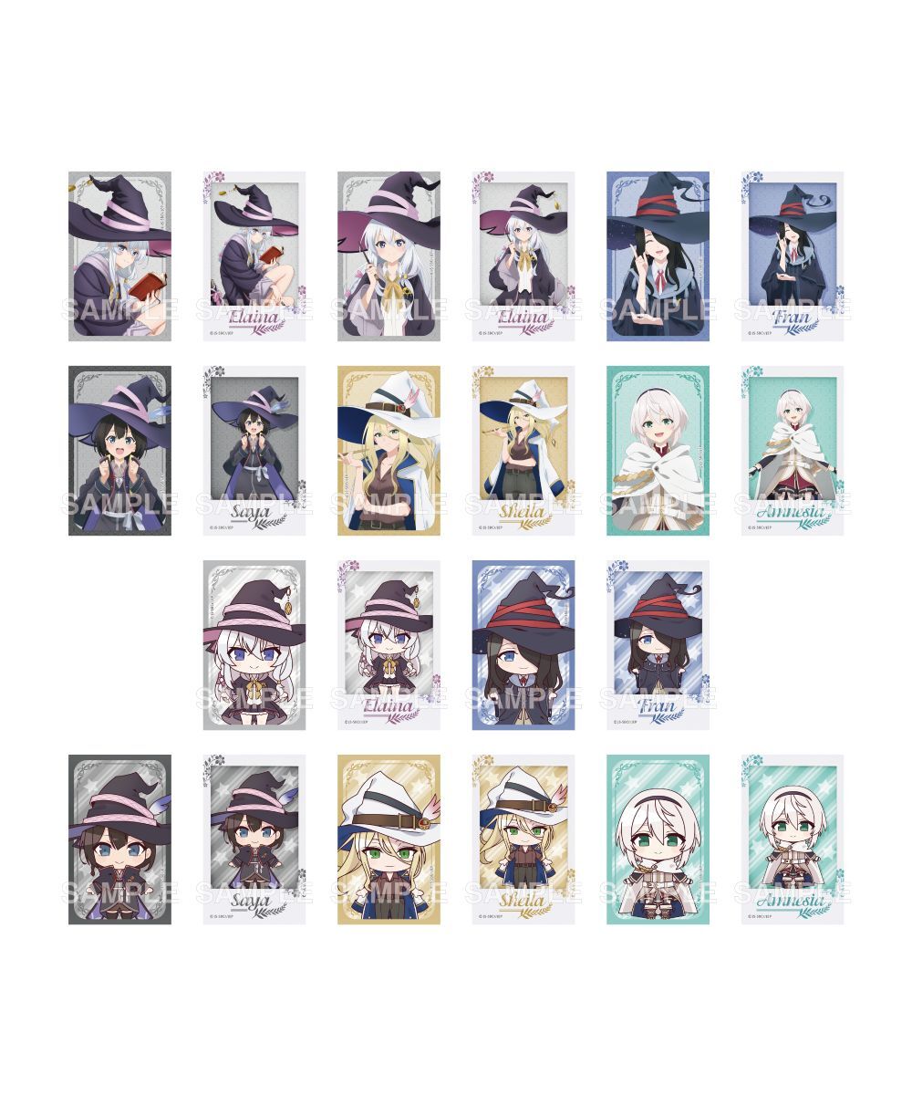 預購-「魔女之旅」迷你角色小卡收藏組 Anime 5th Anniversary　BOX販售【日本進口精品】