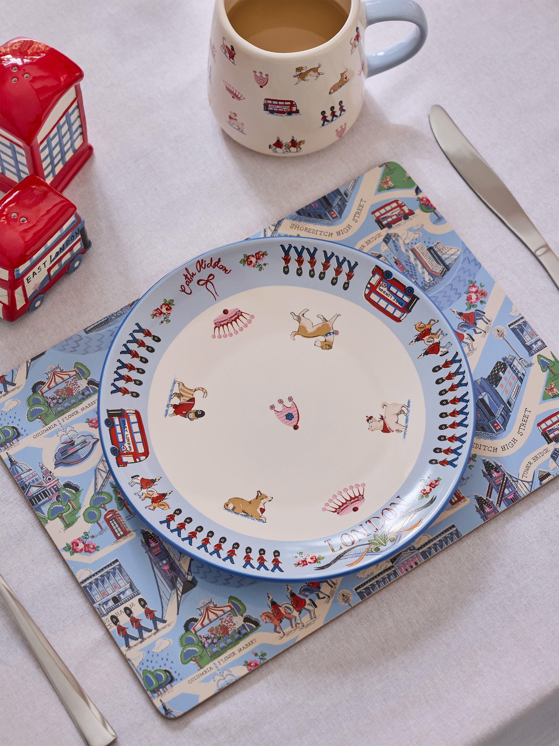 Queenies London 陶瓷點心盤/分享盤