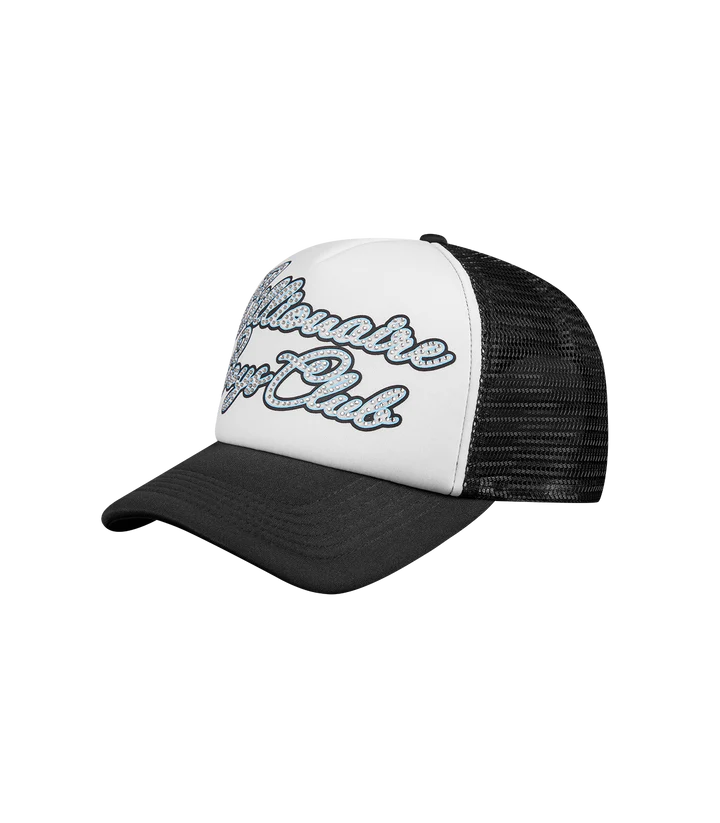 DIAMOND SCRIPT TRUCKER CAP