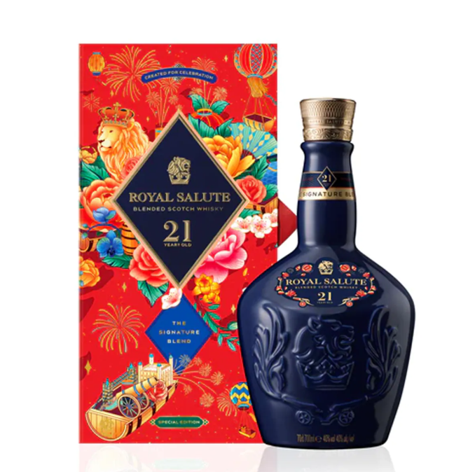 Royal Salute 21 Years Old 皇家禮炮21年陳年威士忌 2024新年版 700ml  [5000299624715]