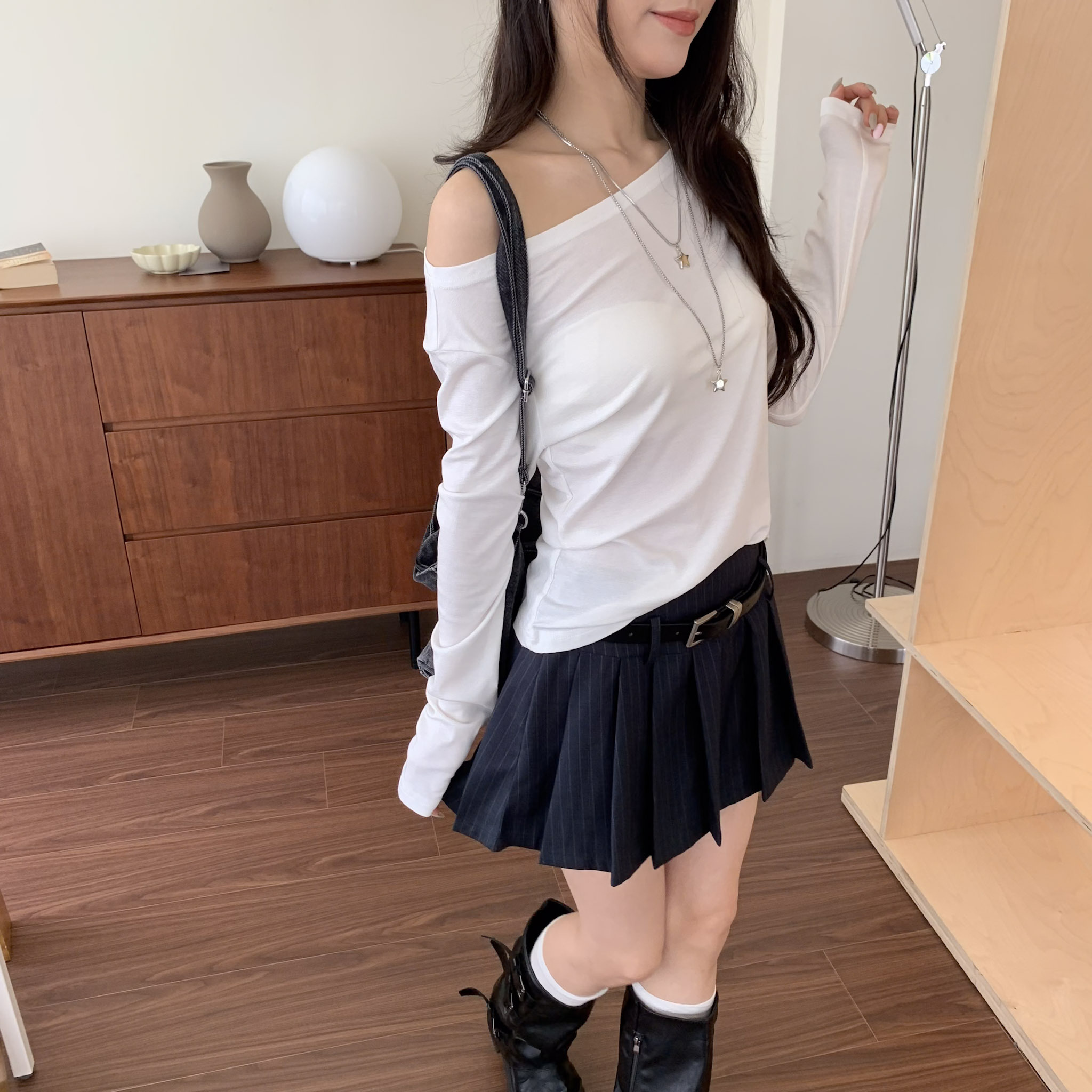 ISA_超會疊計畫! 極致呼吸感親膚大寬領上衣_63078