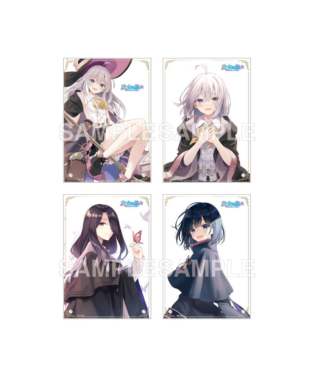 預購-「魔女之旅」壓克力板 Anime 5th Anniversary 系列【日本進口精品】