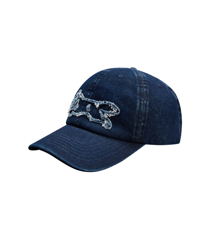 DISTRESSED RUNNING DOG DAD CAP
