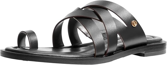 [S] MICHAEL KORS NORA THONG SANDAL, 40S5NOFS1L-BLACK [FINAL SALE] (SMK1423)