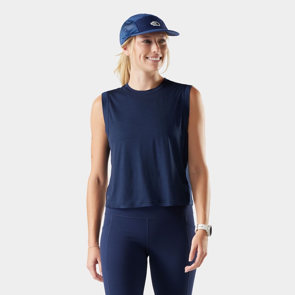 Smartwool Women's Active Ultralite Crop Tank 女款 美麗諾羊毛運動型超輕短版背心 SW003075 (2色) [HappyOutdoor]
