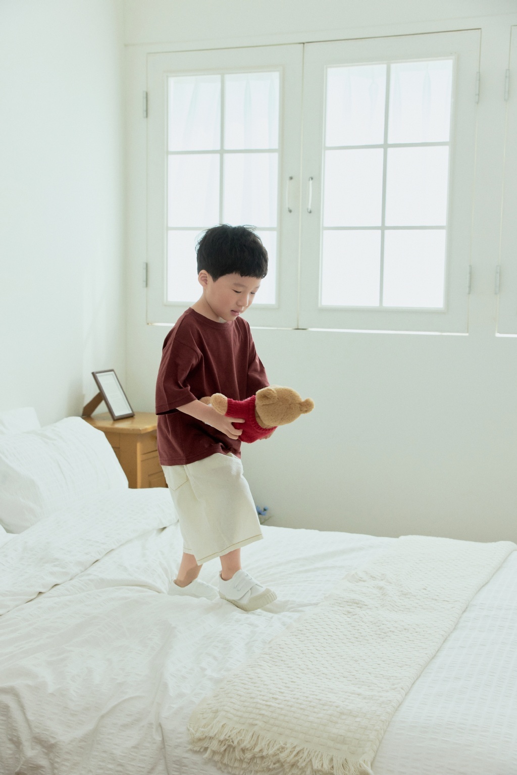 正韓夏Stellak 兩色森系七分褲