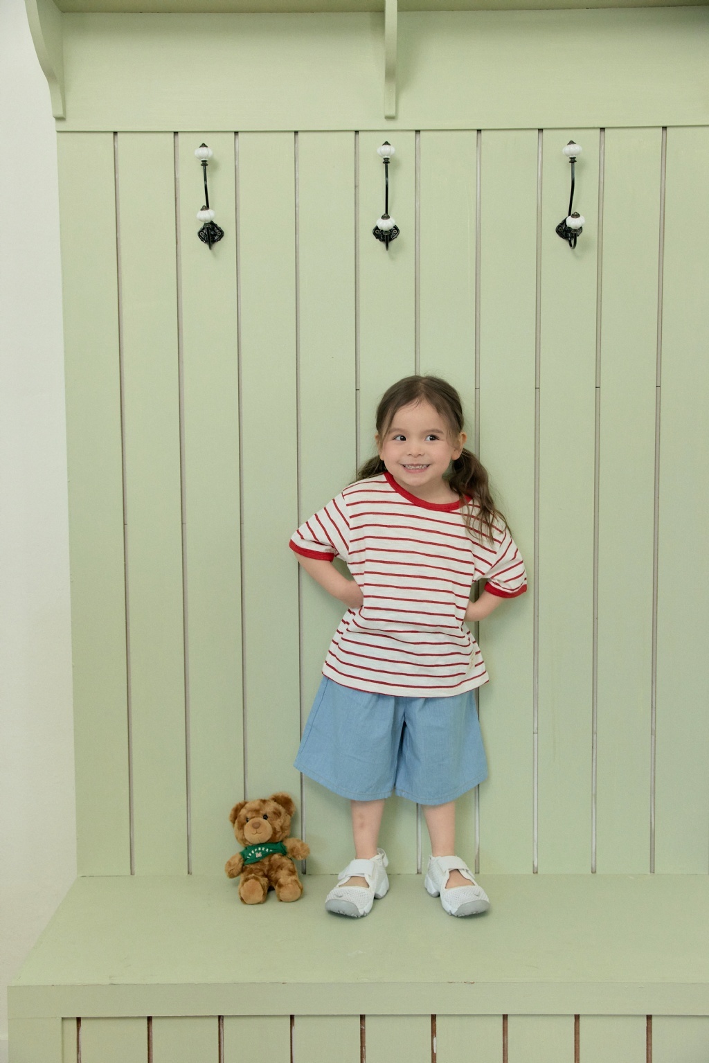 正韓夏Stellak 慵懶感牛仔七分褲