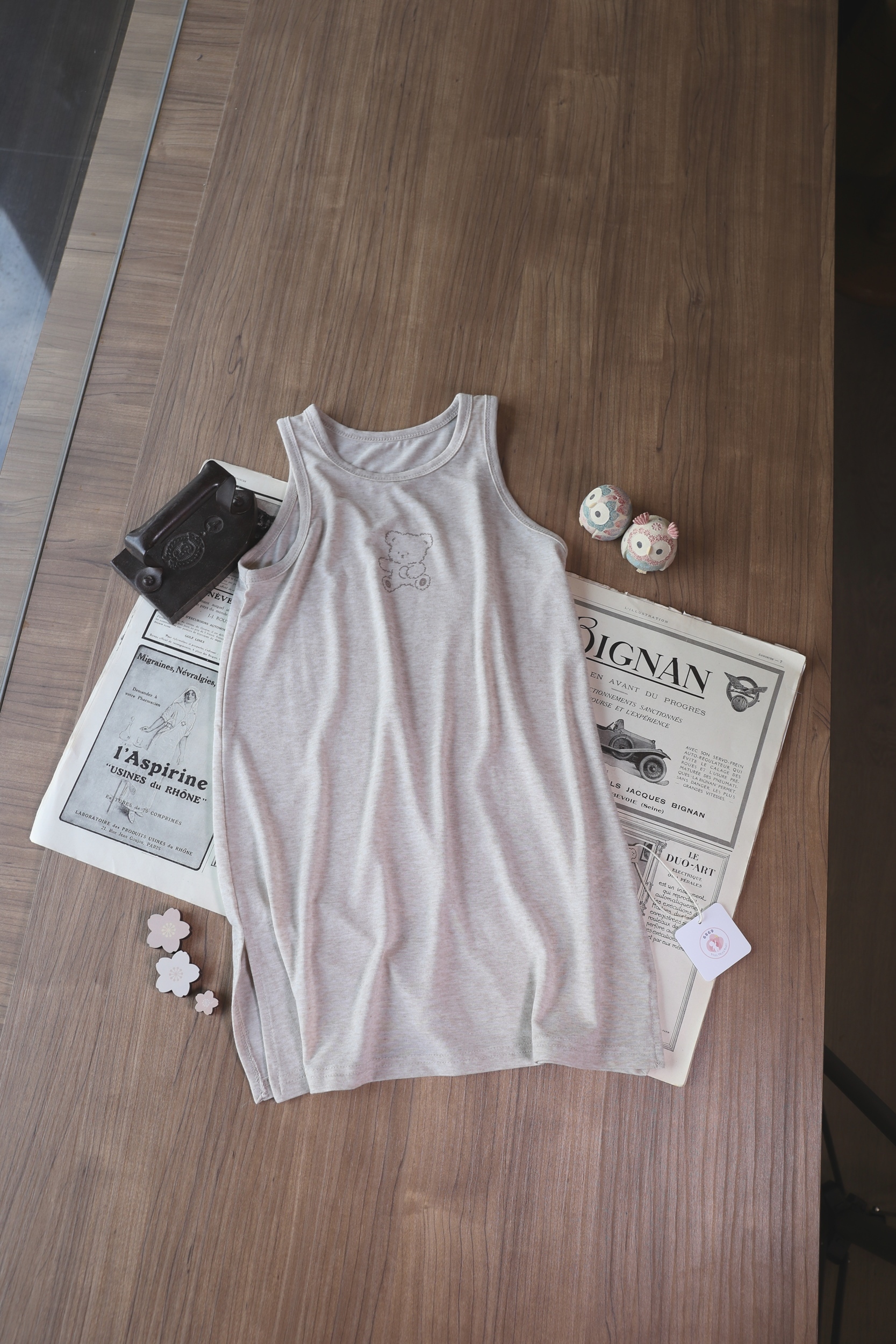 小熊日常背心洋