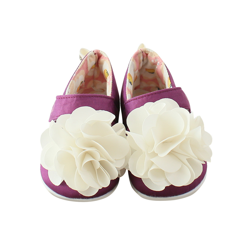 Kinderspel 韓國 棉花糖休閒學步鞋(M)｜紫紅蛋苞花(花朵)