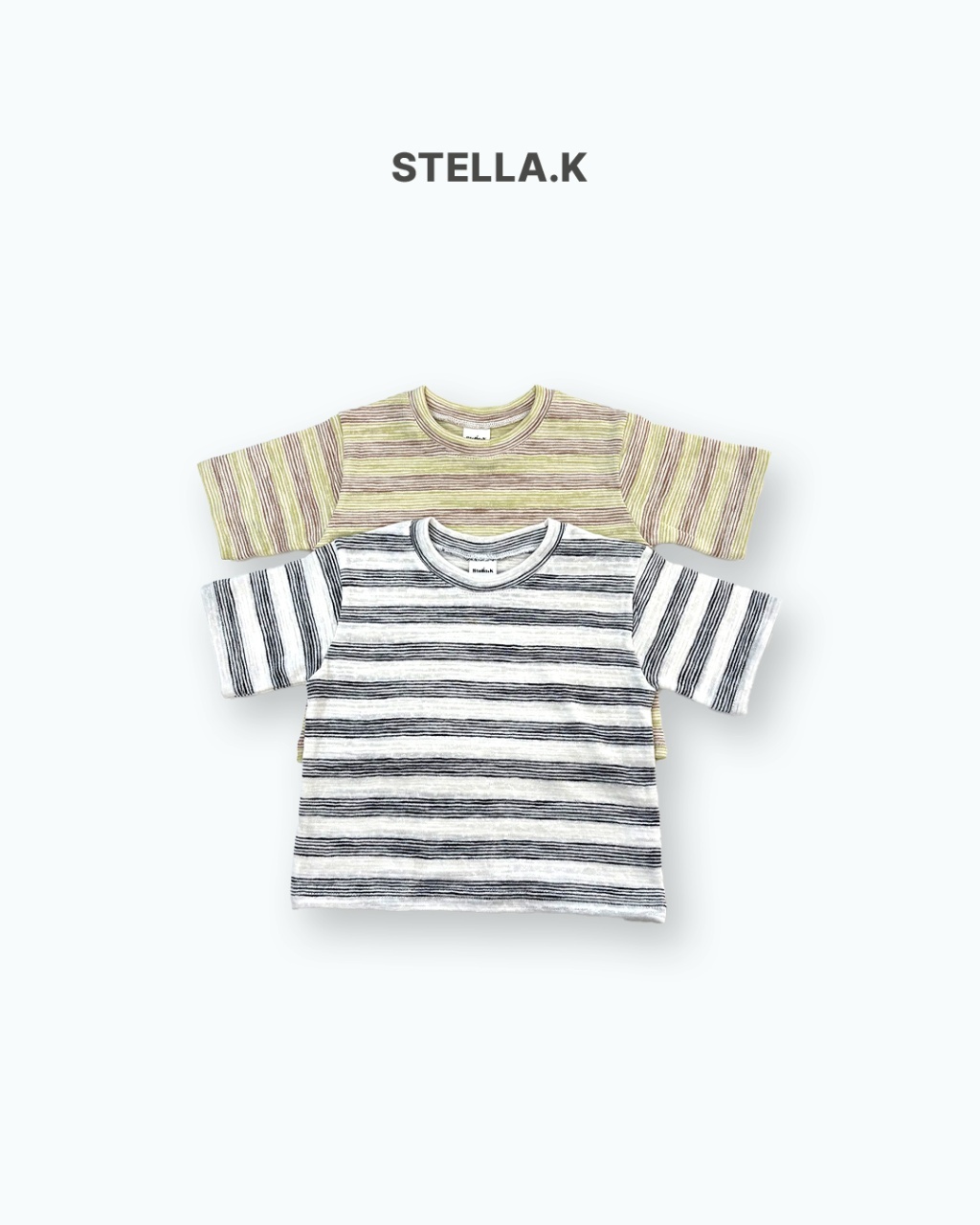 正韓夏Stellak 兩色條紋上衣