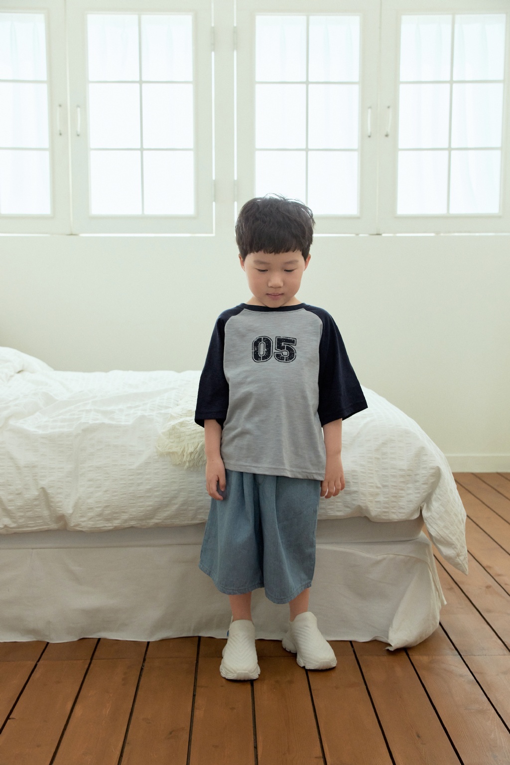 正韓夏Stellak 兩色05拼袖運動上衣