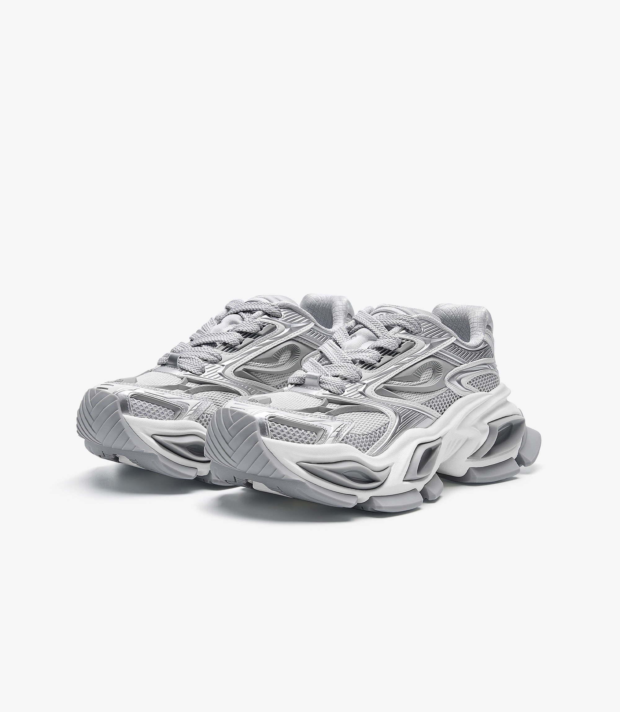 OGR 女款異瞳系列老爹鞋｜(銀灰)