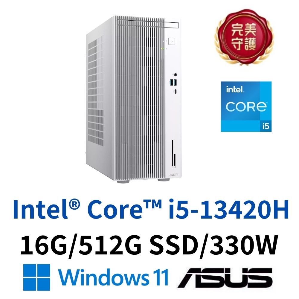 華碩 ASUS H-V500MV-13420H310W 桌上型電腦 i5-13420H/16G/512GSSD/W11