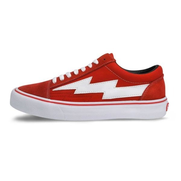 【REVENGE X STORM】CLASSIC PLUS 低筒滑板鞋｜火焰閃電 經典街頭-紅色火焰