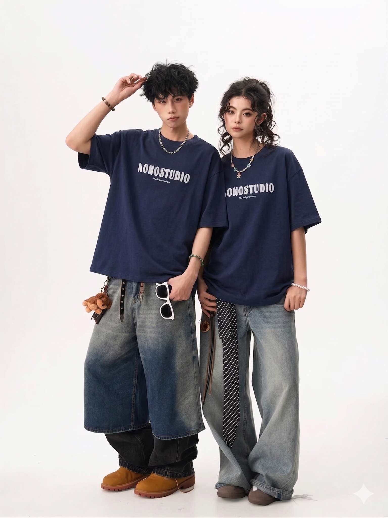 『RB』【現貨】AONOSTUDIO ‧ 極簡 Clean Fit 廓形落肩重磅短袖