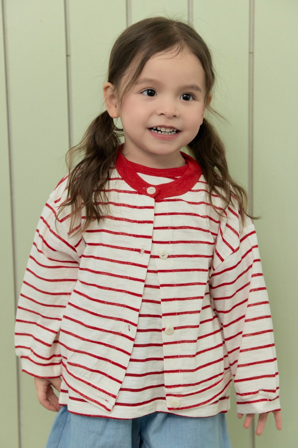 正韓夏Stellak 兩色條紋外套