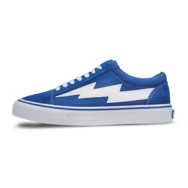 【REVENGE X STORM】CLASSIC PLUS 低筒滑板鞋｜火焰閃電 經典街頭-藍色火焰
