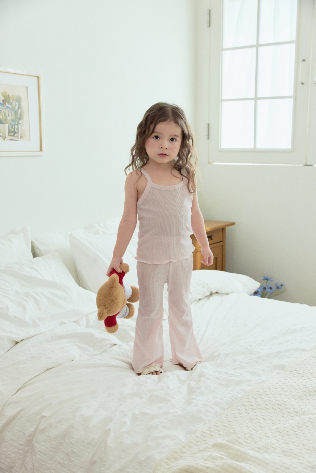 正韓夏Stellak 兩色木耳邊舒適家居服