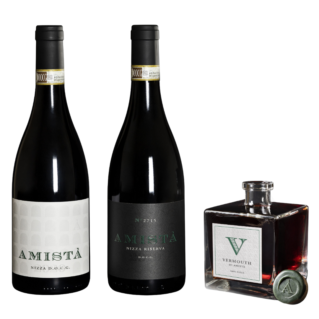 Amistà Nizza Barbera DOCG 2021 + Vermounth Set