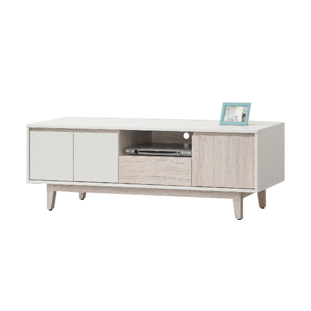 柏蒂家居-巴克利5.1尺三門單抽電視櫃/長櫃/視聽櫃