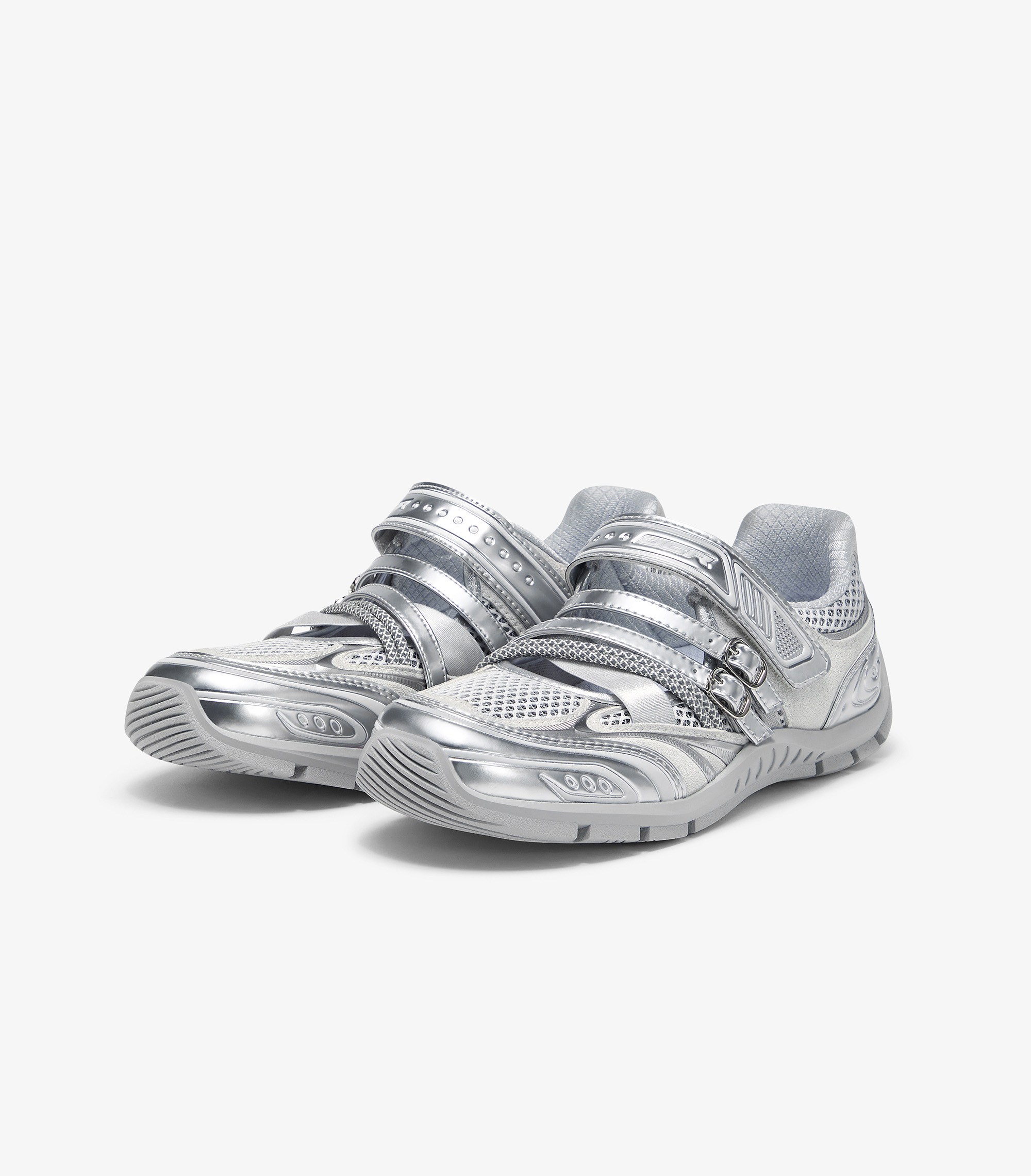 OGR 女款薄底瑪麗珍鞋｜(銀灰)