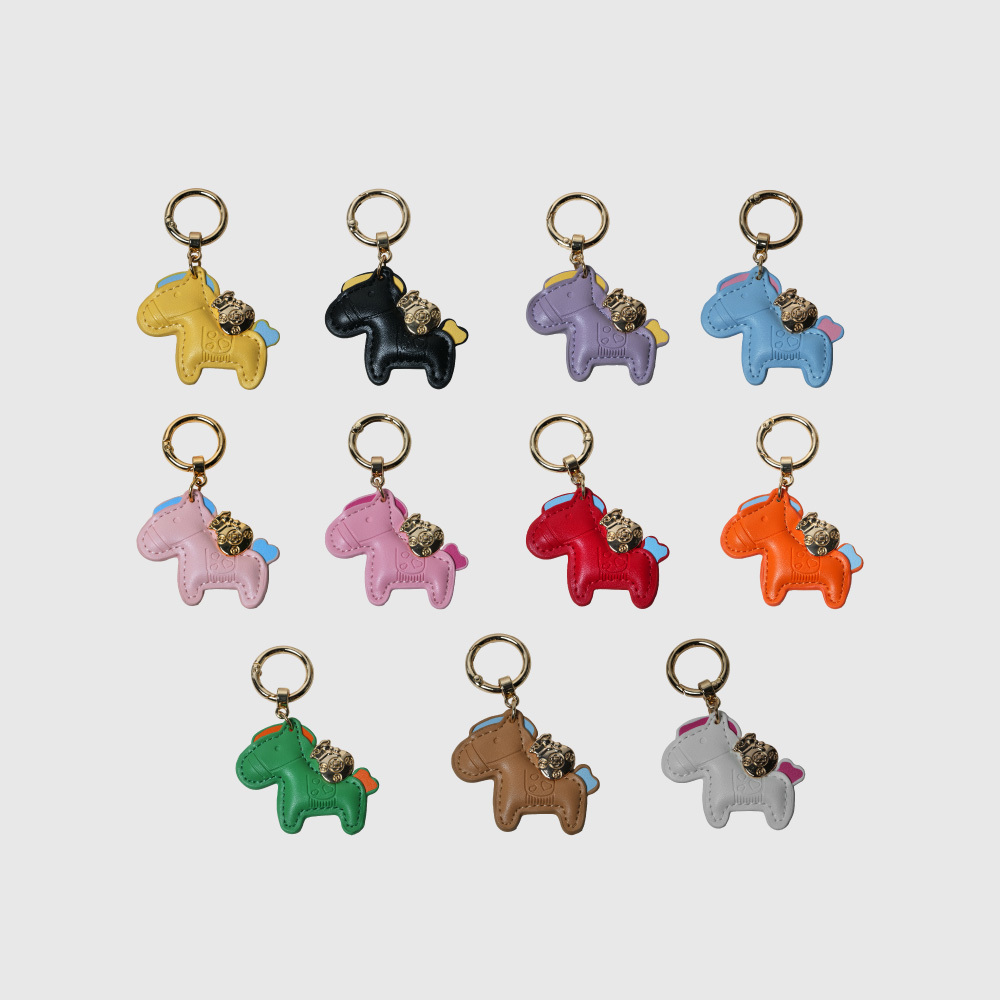 居家小物｜開運小馬質感鑰匙圈