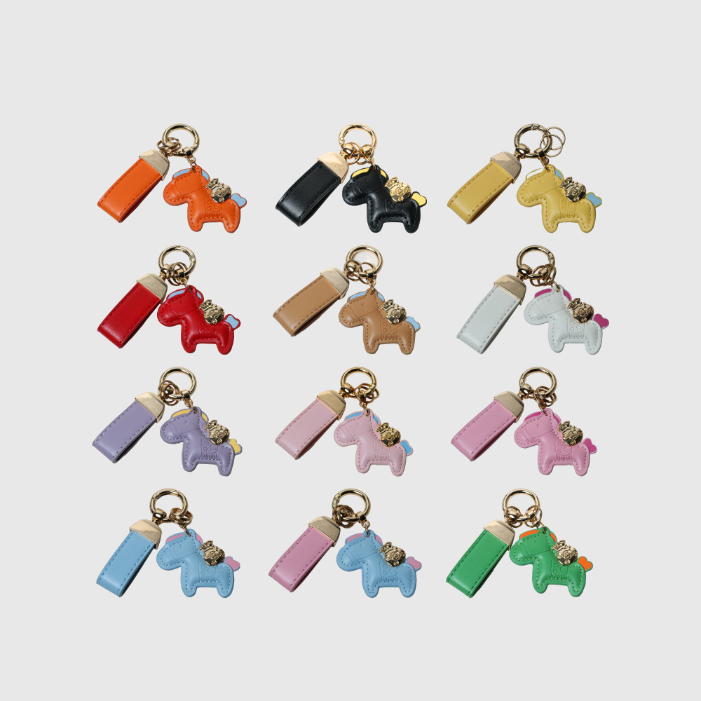 居家小物｜開運小馬質感鑰匙圈