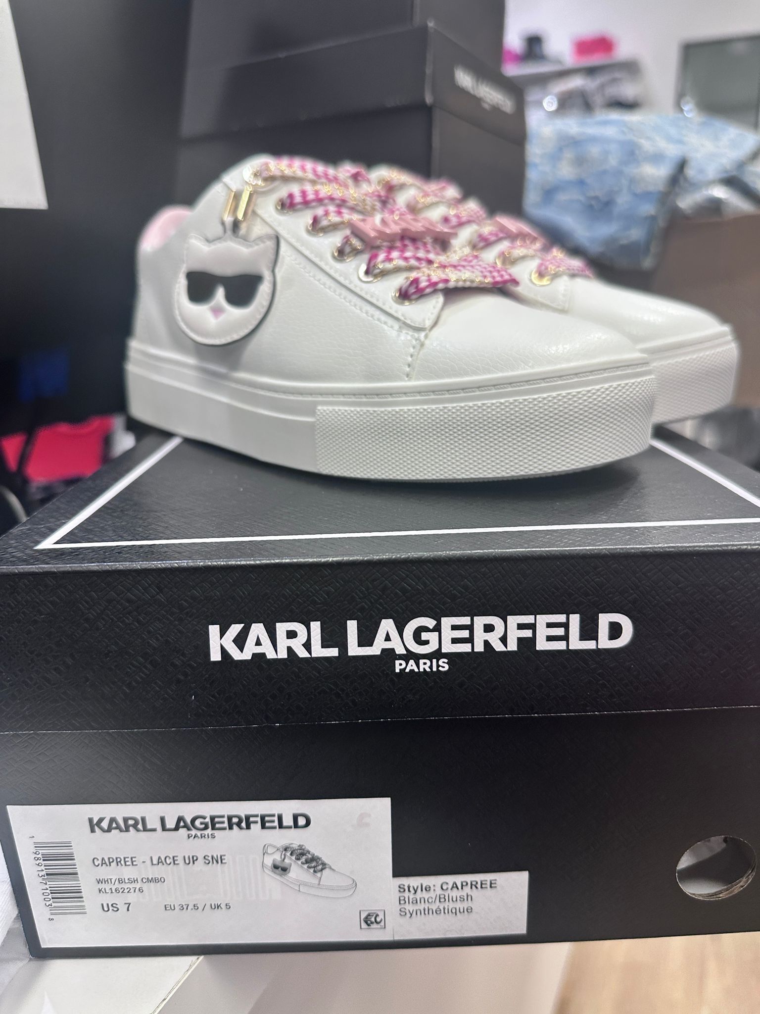 RT86 KL 貓貓粉紅色拼白色波鞋 Chella Sneaker