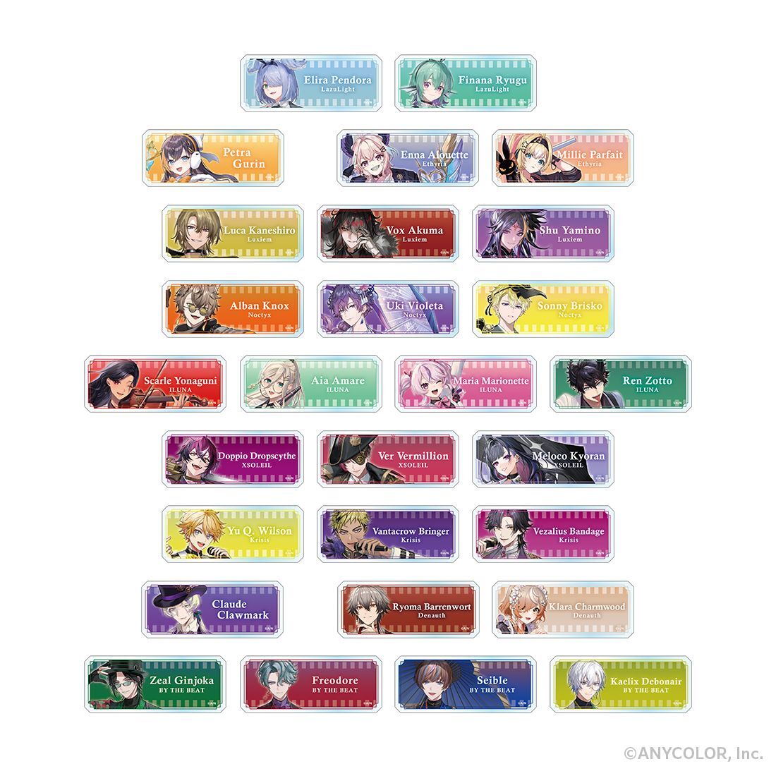 「彩虹社代購」NIJISANJI EN周年記念アイテム