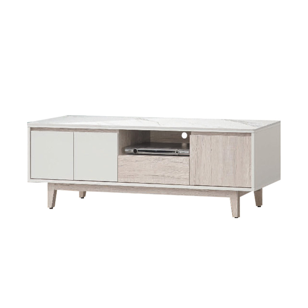 柏蒂家居-巴克利5.1尺三門單抽岩板電視櫃/長櫃/視聽櫃