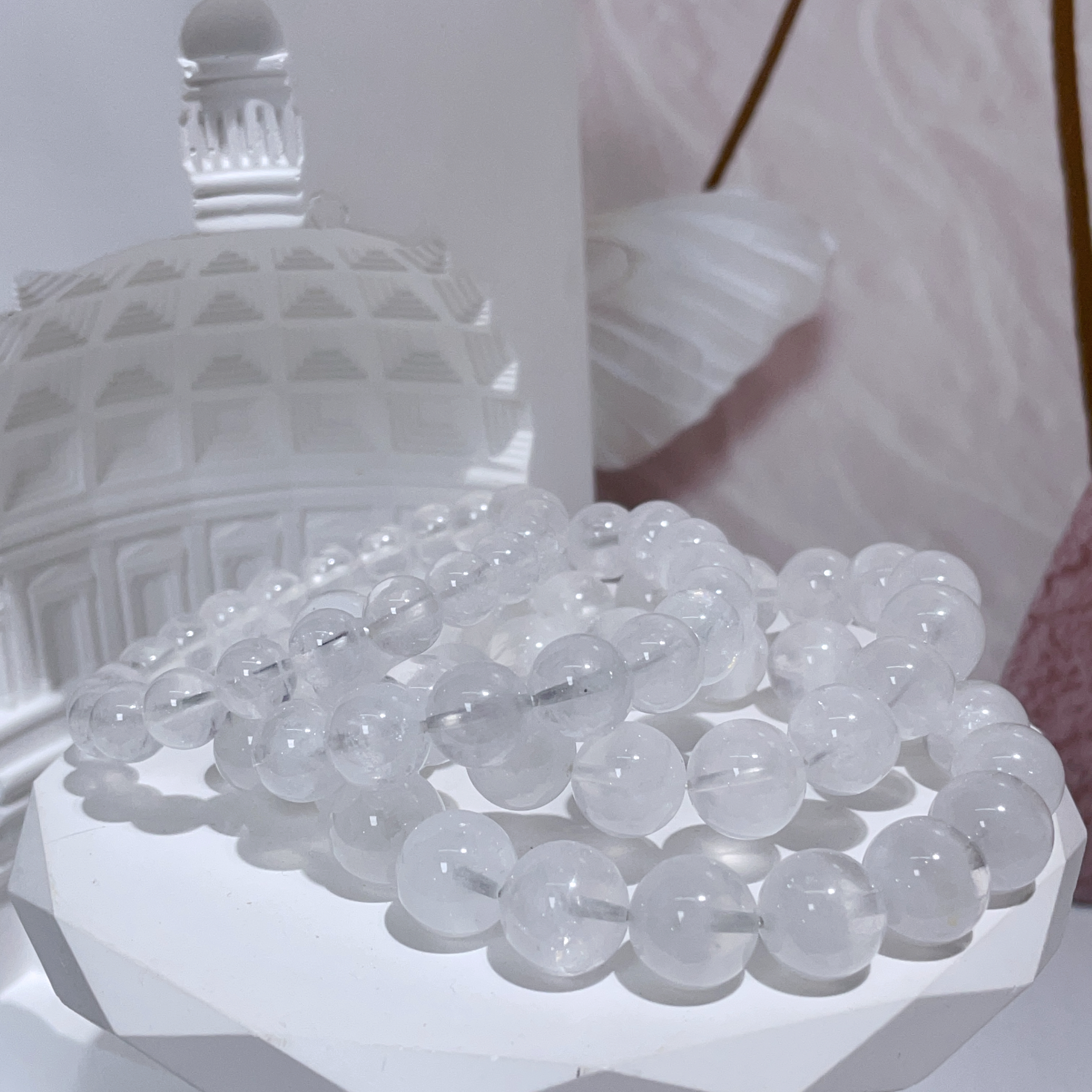 半盤白幽靈手串