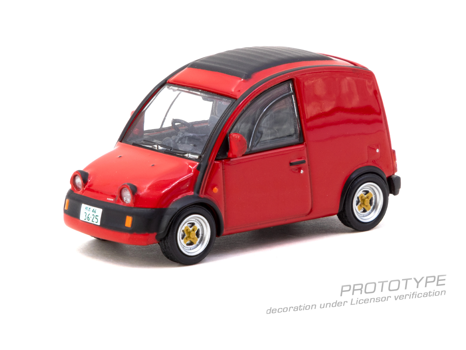 PO-$84 * TARMAC * 1:64 Nissan S-Cargo Red