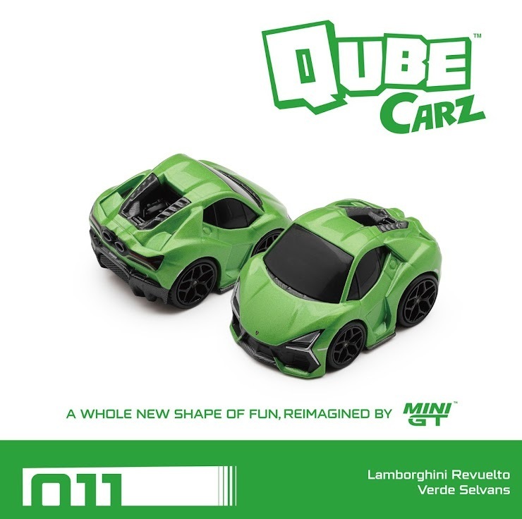 PO-$53 * MINI GT * 1:64 Lamborghini Revuelto Verde Selvans/Blister packaging