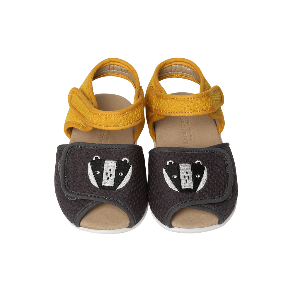 Kinderspel 韓國 超透氣寶寶涼鞋(14.5cm)｜浣熊寶寶