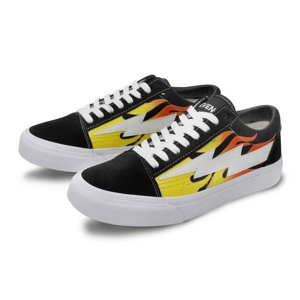 【REVENGE X STORM】CLASSIC PLUS 低筒滑板鞋｜火焰閃電 經典街頭-彩色火焰